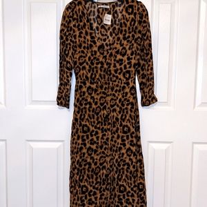 Reformation ALMA dress in leopard size 4